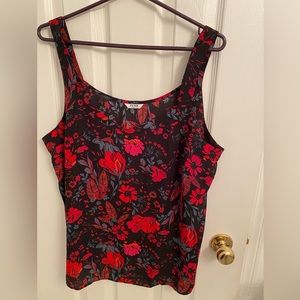 NWOT - Penningtons Floral pattern tank - sz X